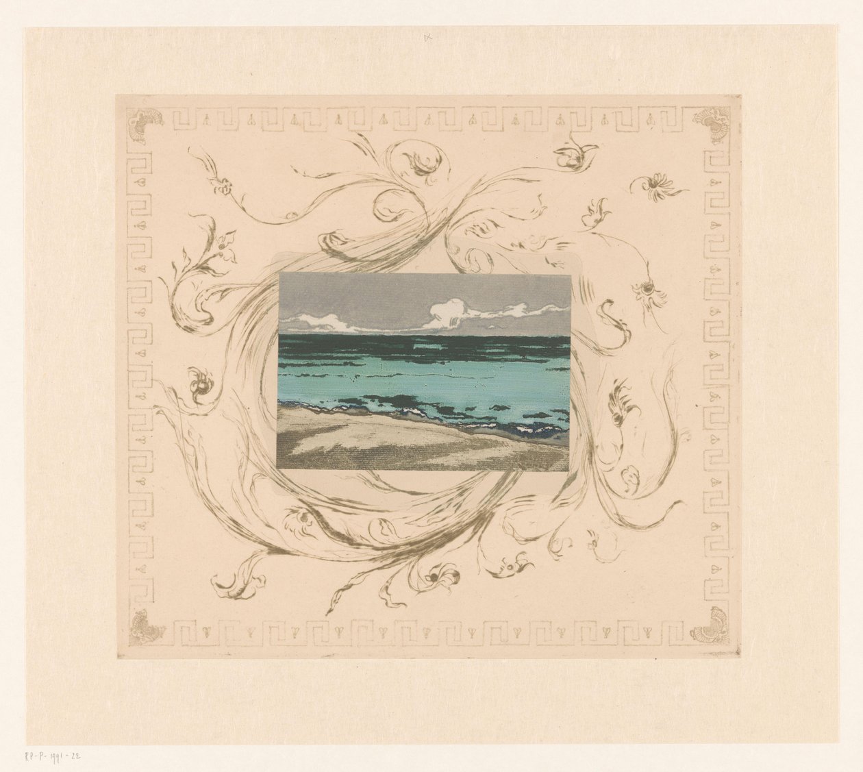 Vista del mar en Bognor Regis
El mar en Bognor de Theodore Roussel