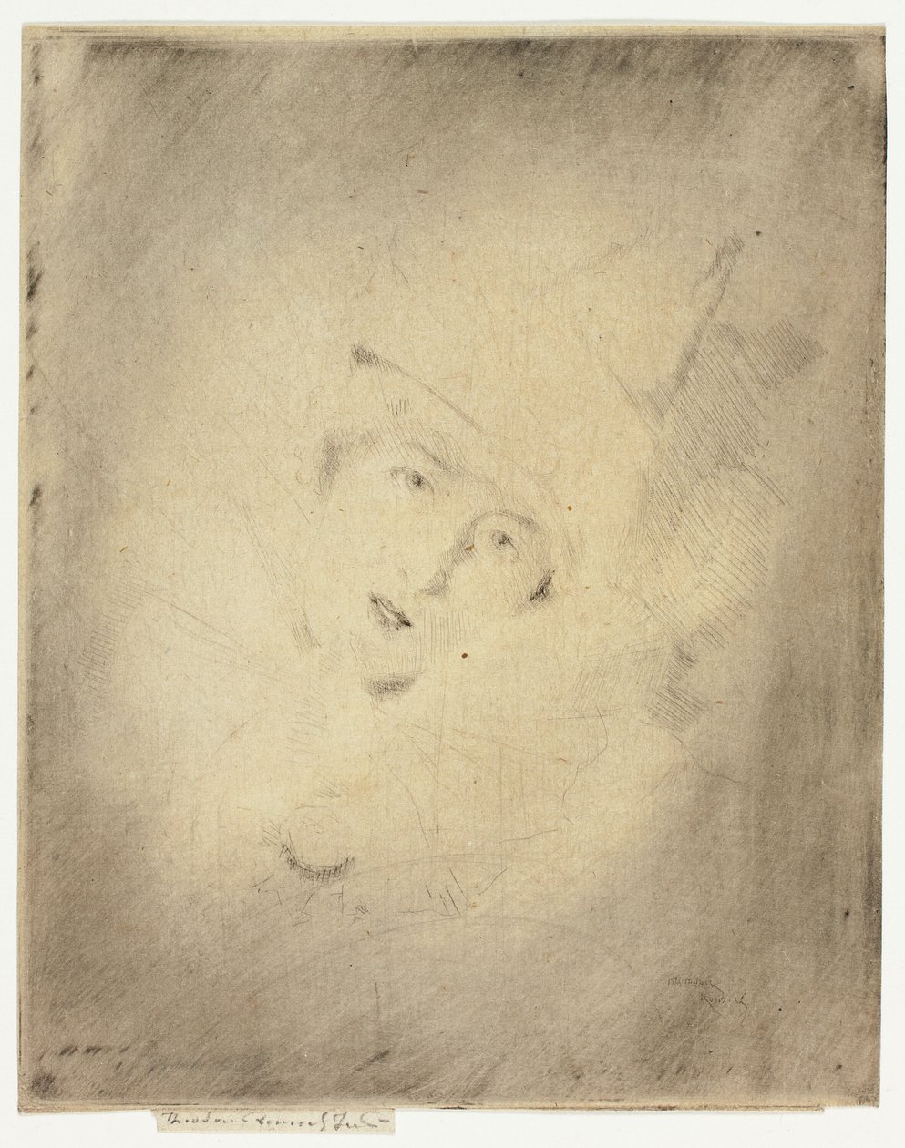 Pierrot, Retrato de la Dama A. C. de Theodore Roussel
