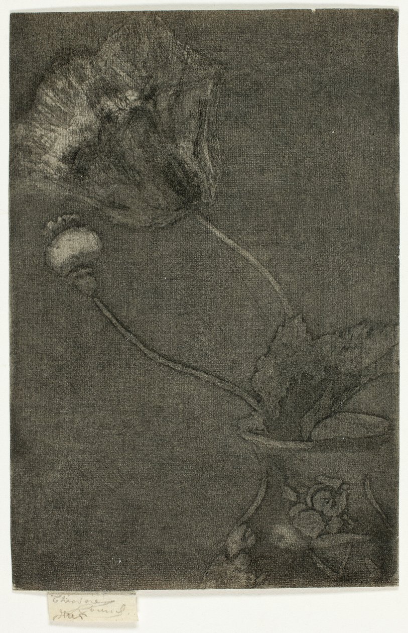 Amapola en un Jarrón de Theodore Roussel