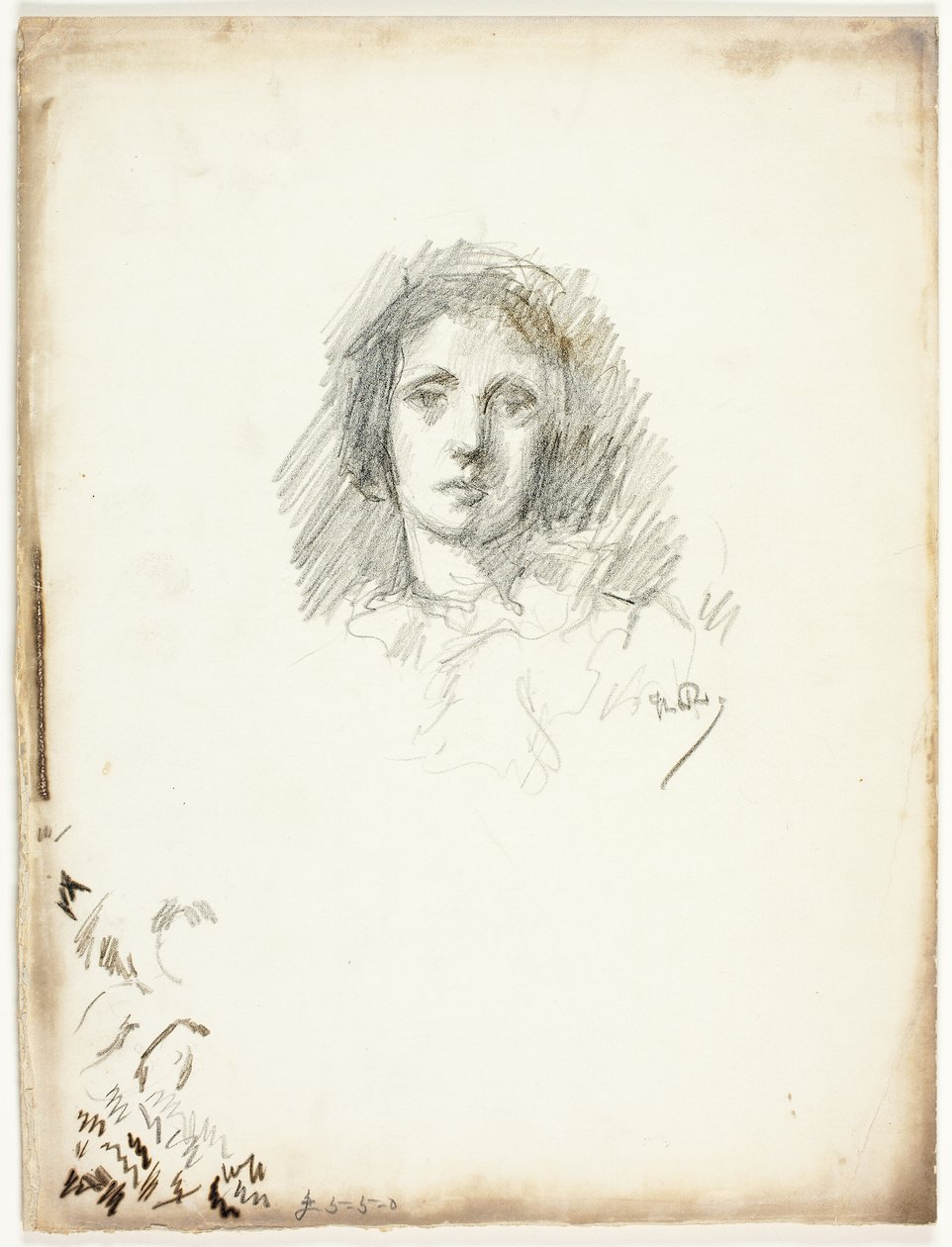 Cabeza de retrato de Theodore Roussel