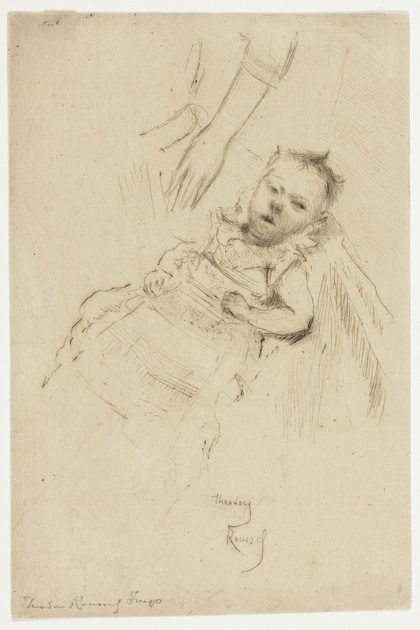 Retrato de Margery Chambers, de Diez Semanas de Edad de Theodore Roussel