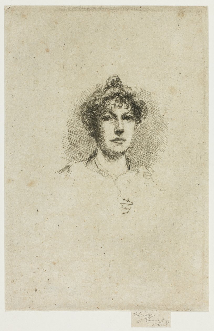 Retrato de la Señorita Edith Austin de Theodore Roussel