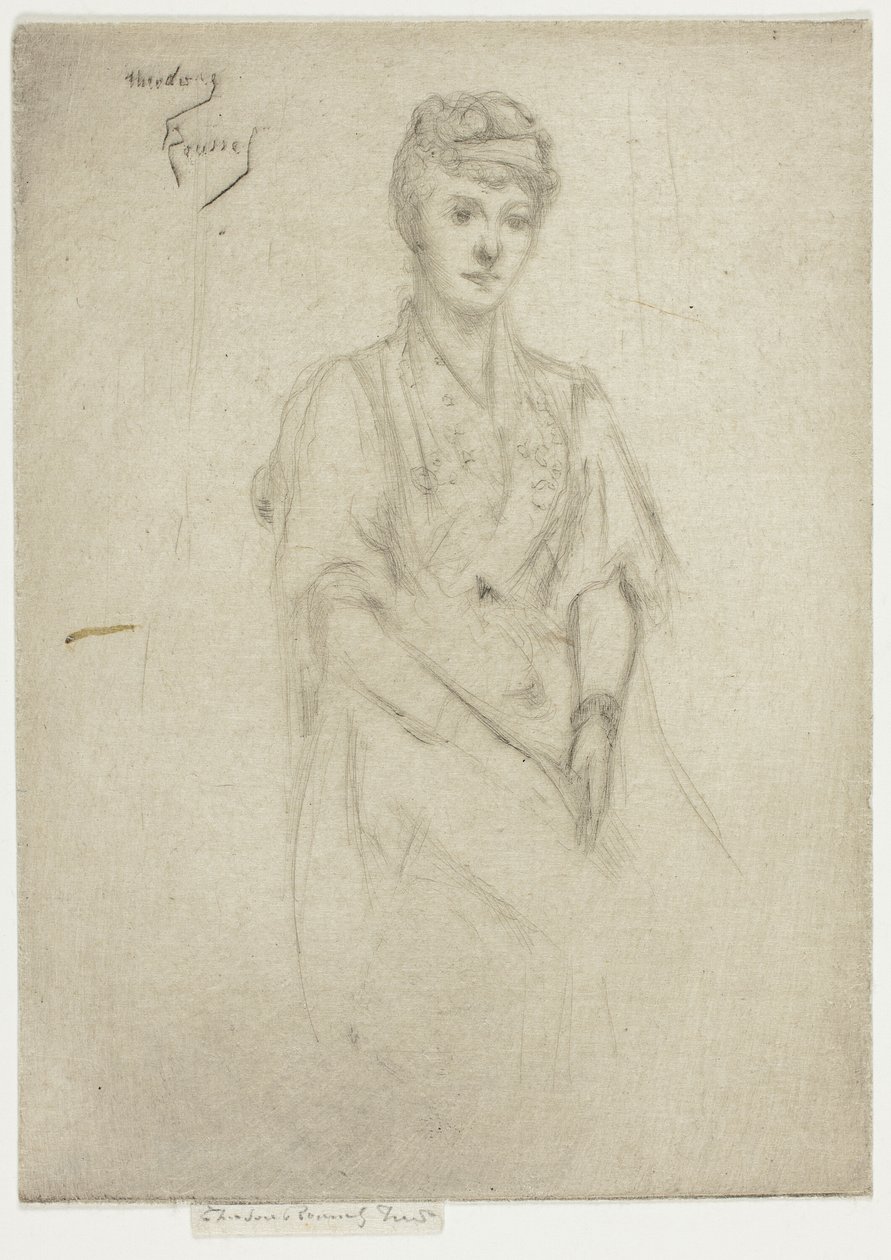 Retrato de la Sra. Cyprian Williams con disfraz de Theodore Roussel
