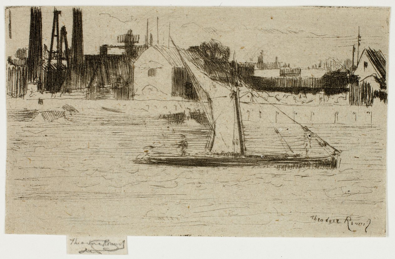 La pequeña barcaza, Chelsea de Theodore Roussel