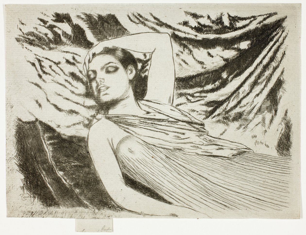 El modelo durmiente o El durmiente de Theodore Roussel