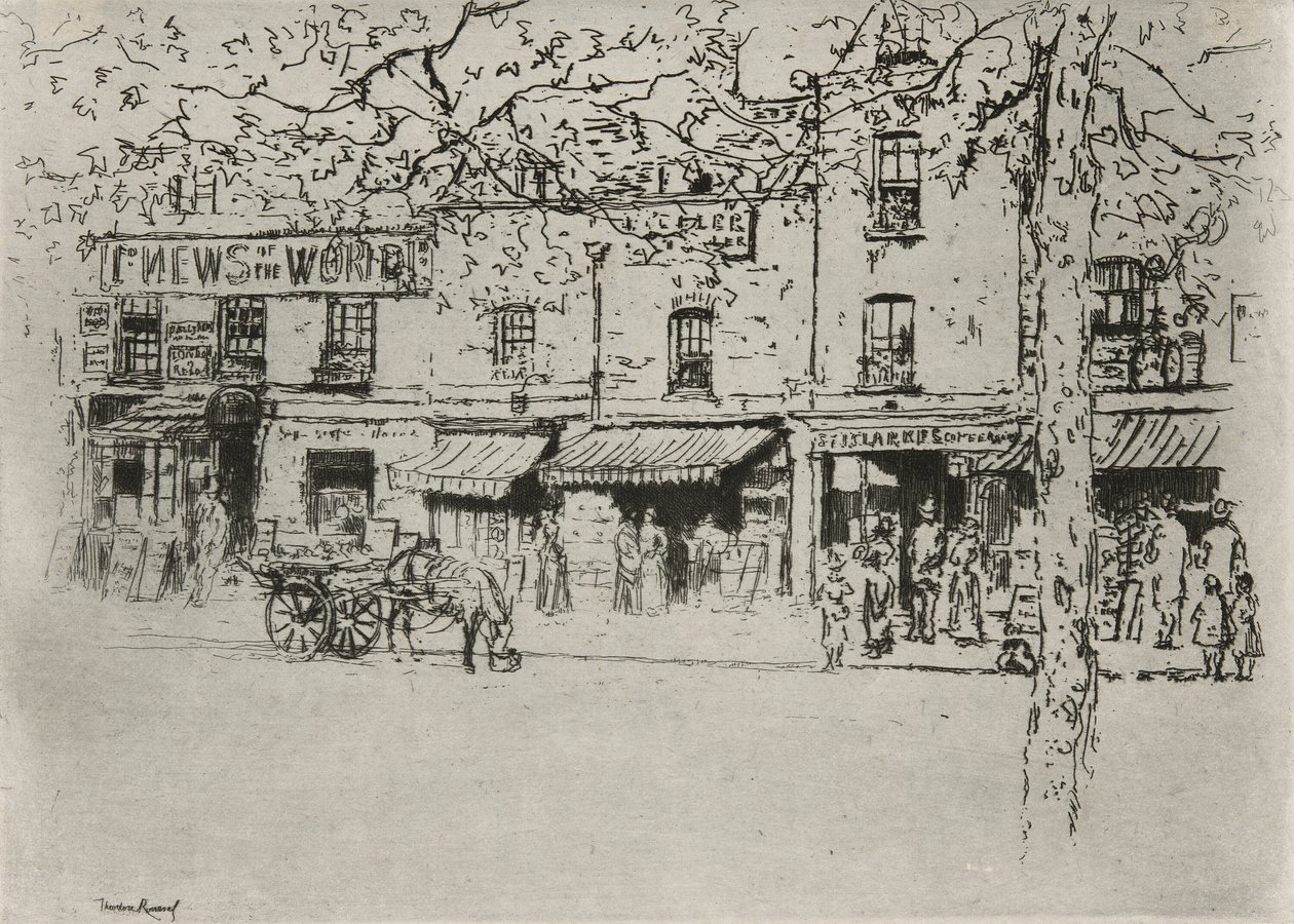 La calle, Chelsea Embankment de Theodore Roussel