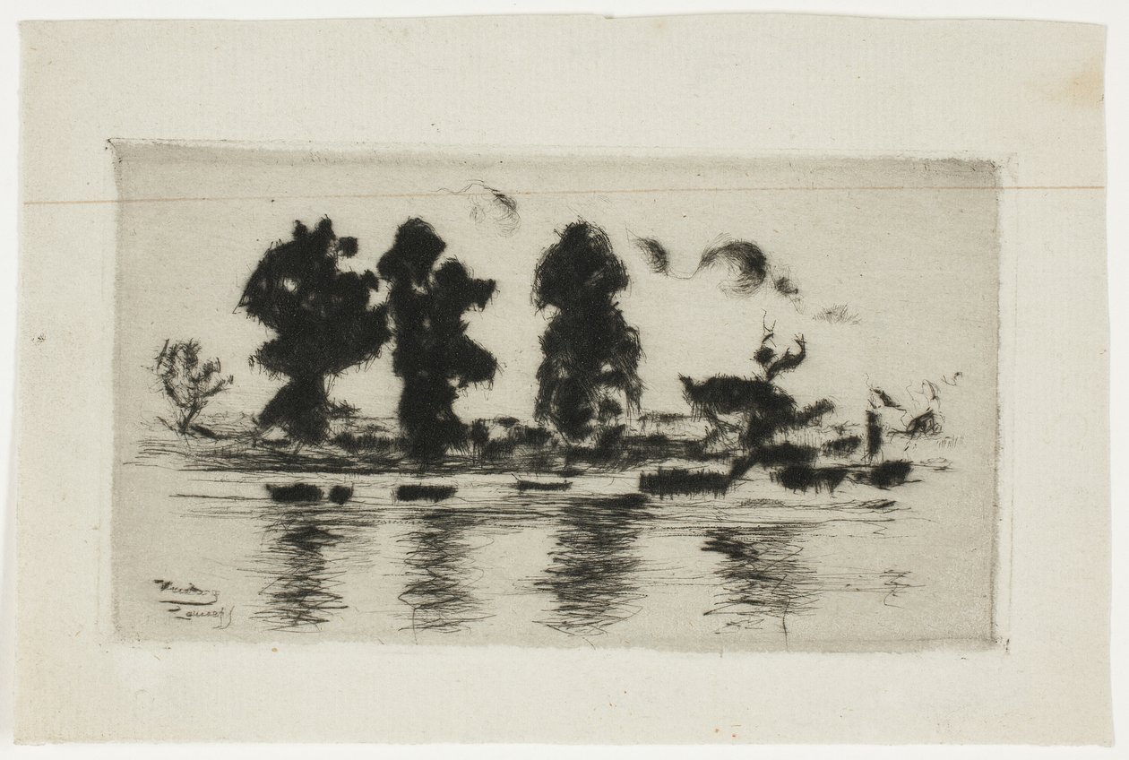 El Támesis, Atardecer de Theodore Roussel