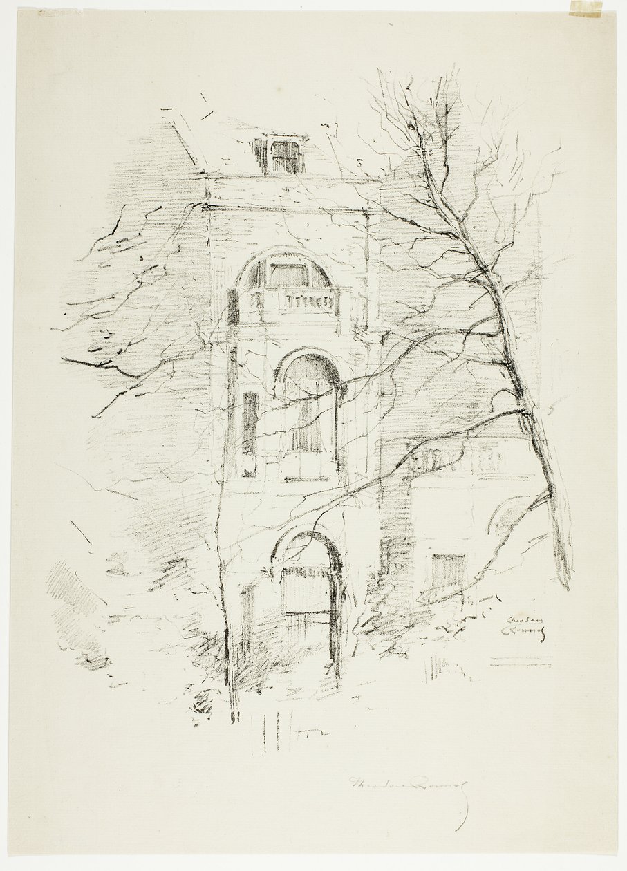 Invierno, Una Casa en Green Park de Theodore Roussel