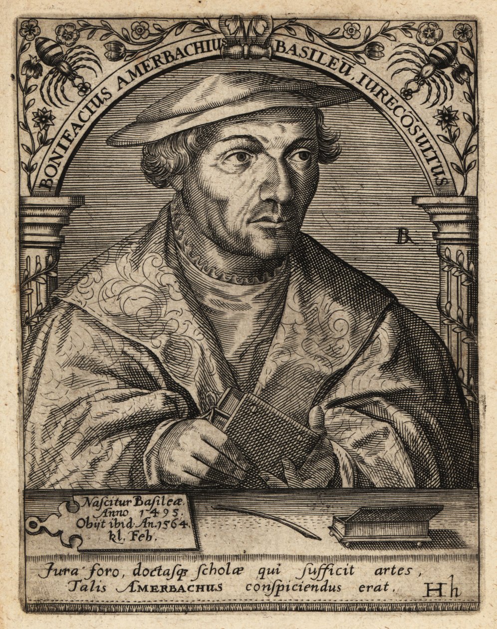 Bonifacius Amerbach de Theodore de Bry