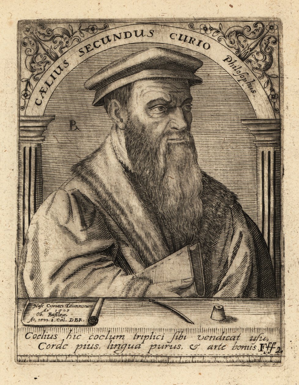 Celio Secondo Curione, humanista italiano de Theodore de Bry