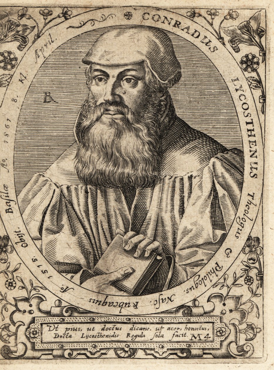 Conrad Lycosthenes de Theodore de Bry