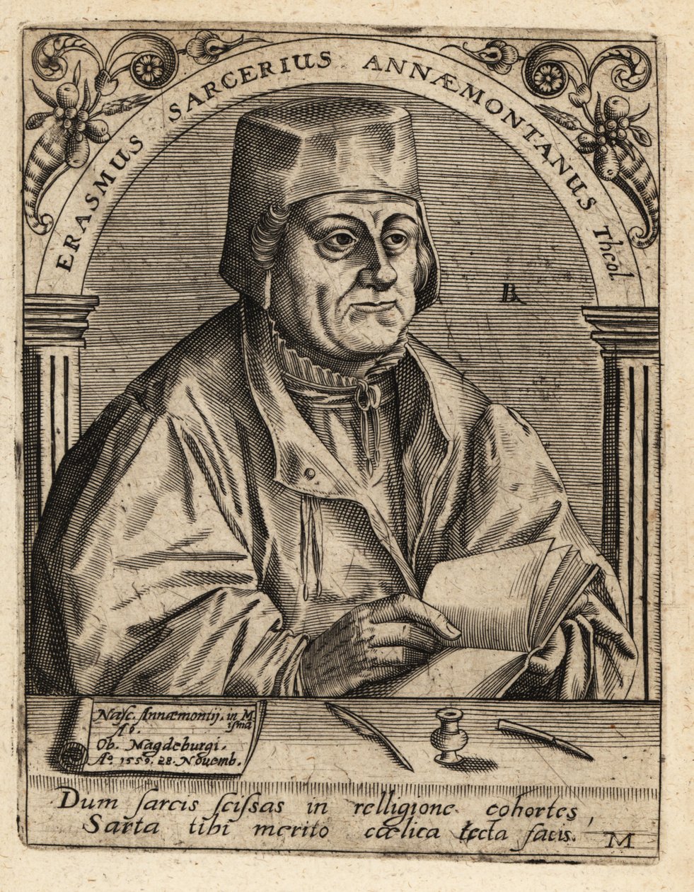 Erasmus Sarcerius de Theodore de Bry