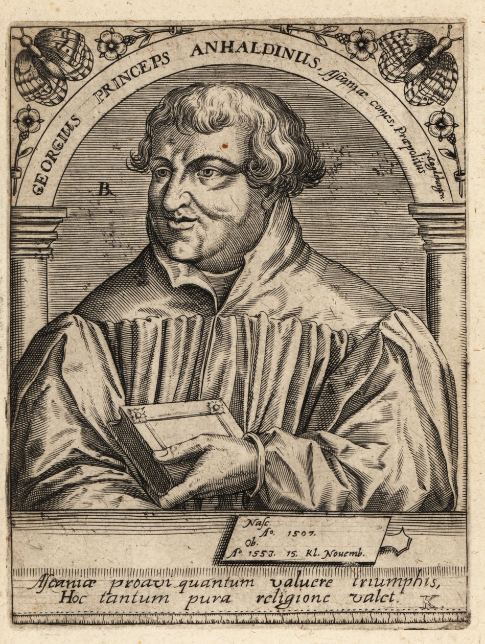 George III, príncipe de Anhalt-Dessau de Theodore de Bry