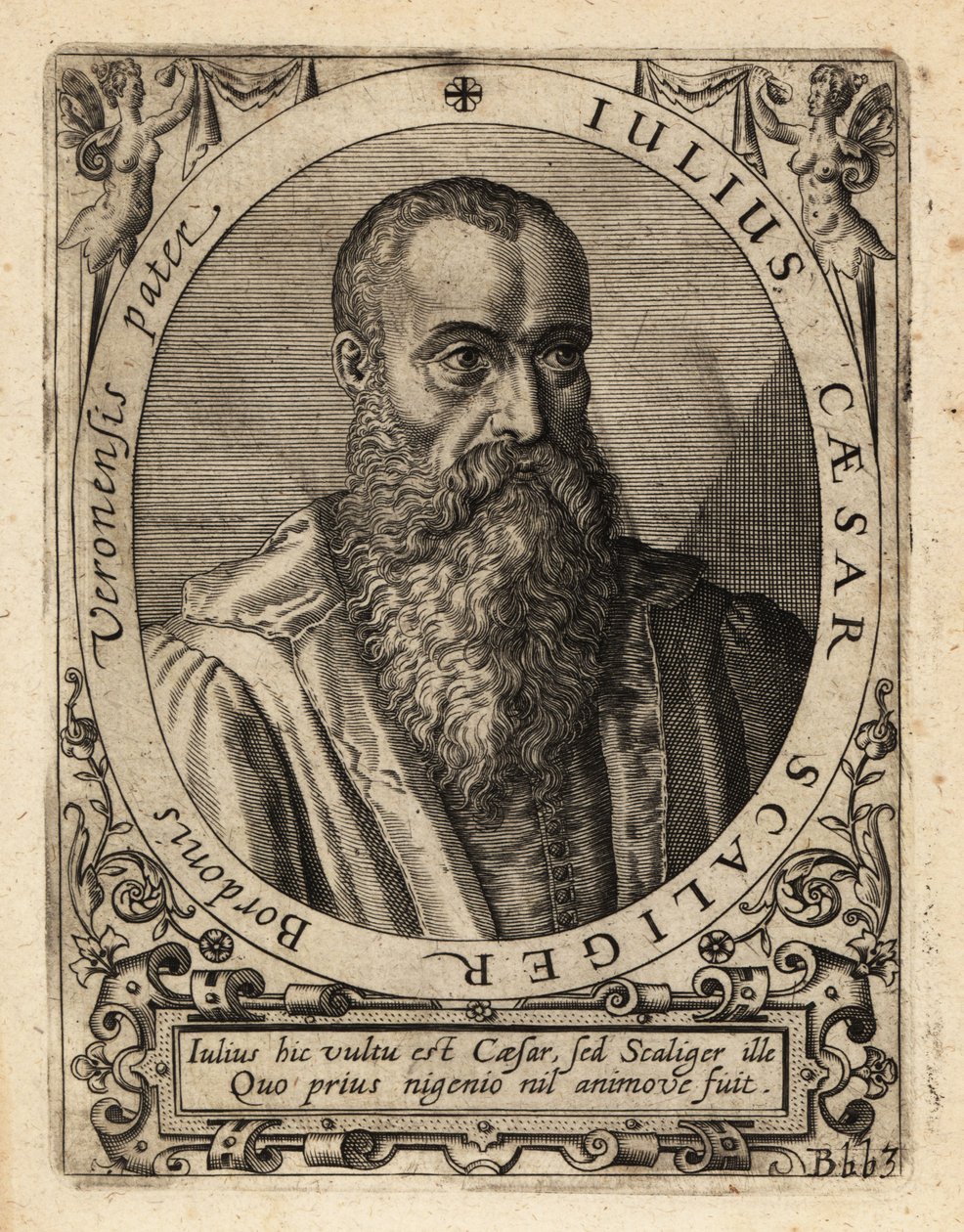 Giulio Cesare della Scala, erudito italiano de Theodore de Bry