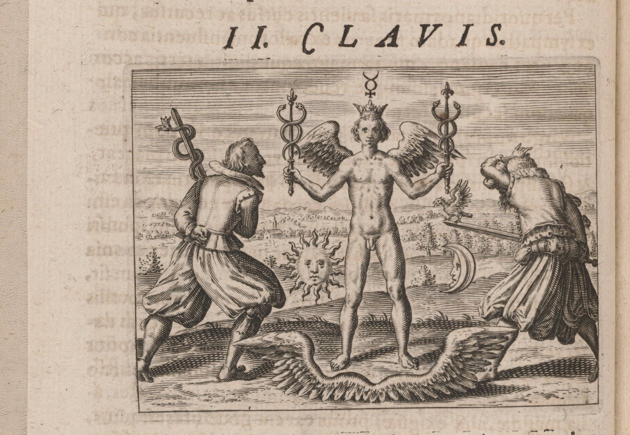 Ilustración para Tripvs avrevs, hoc est, Tres tractatvs chymici selectissimi.., 1618 de Theodore de Bry