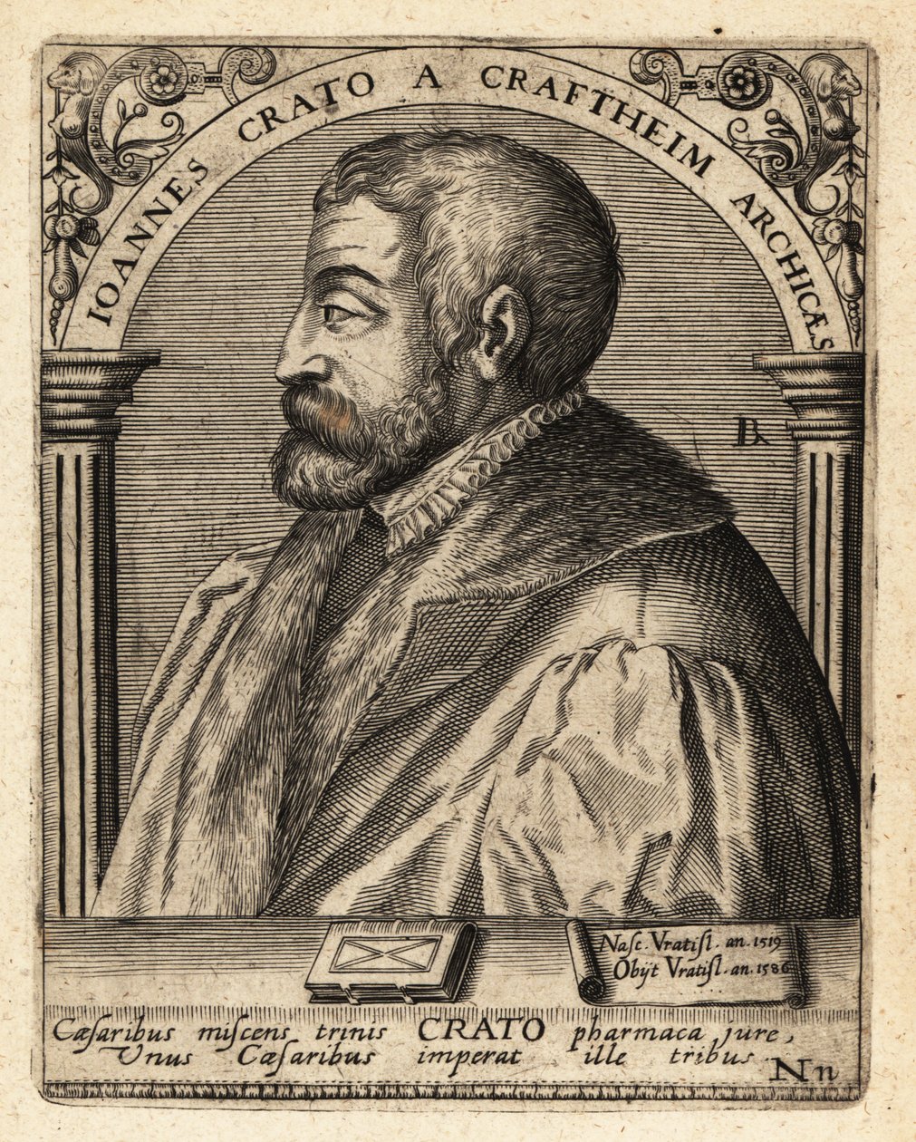 Johannes Crato von Krafftheim de Theodore de Bry