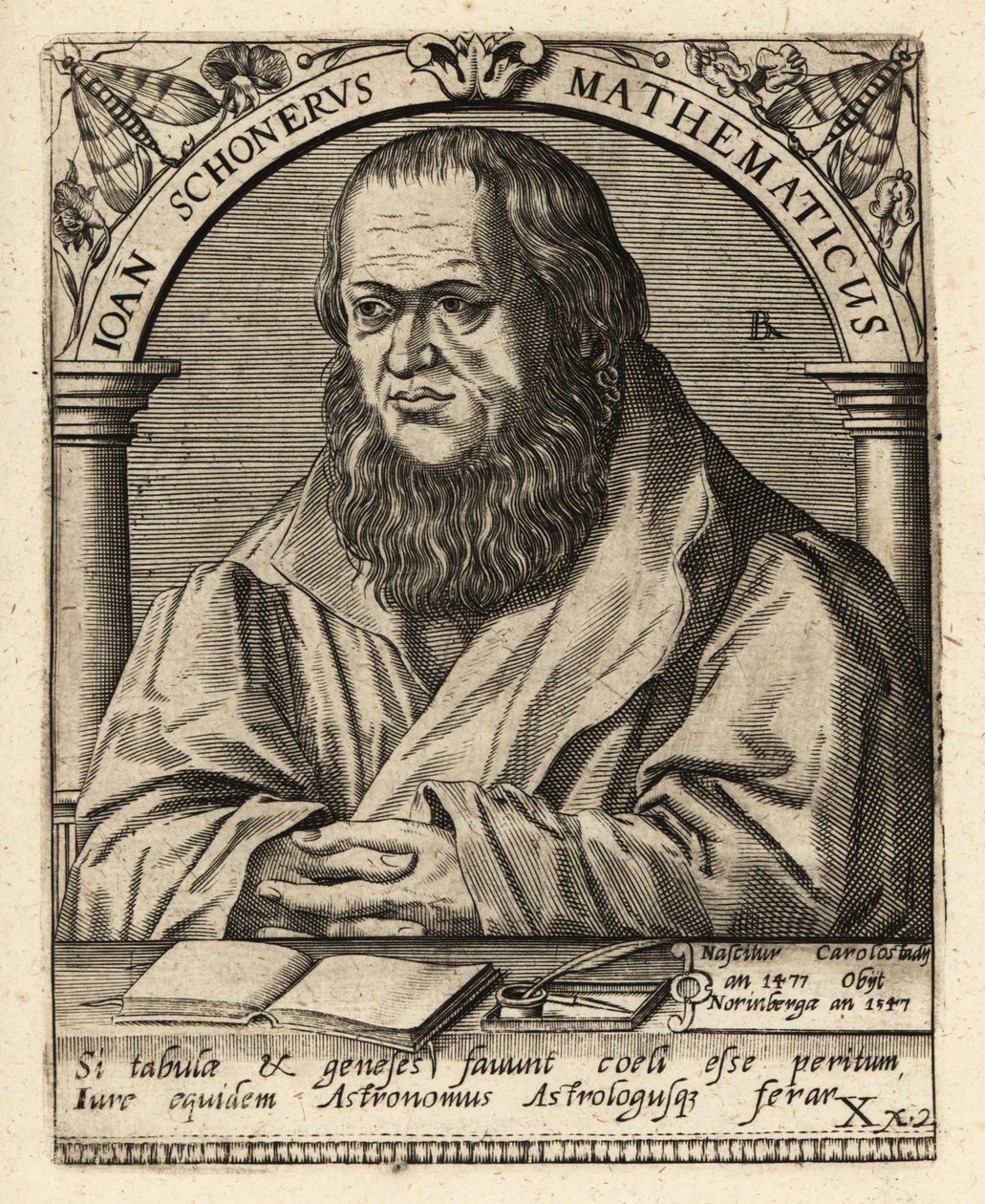 Johannes Schoner, polímata alemán de Theodore de Bry