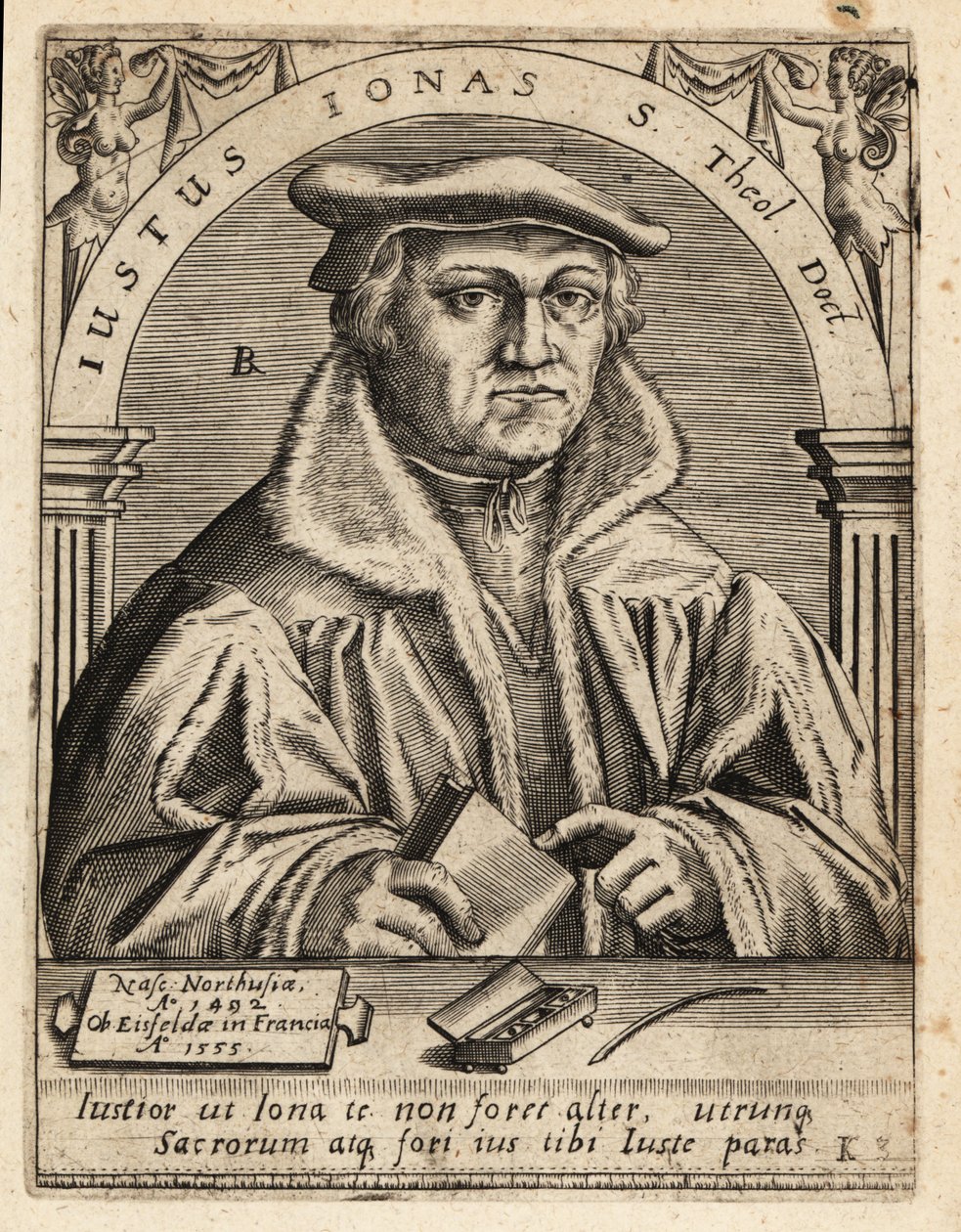 Justus Jonas, el Viejo de Theodore de Bry