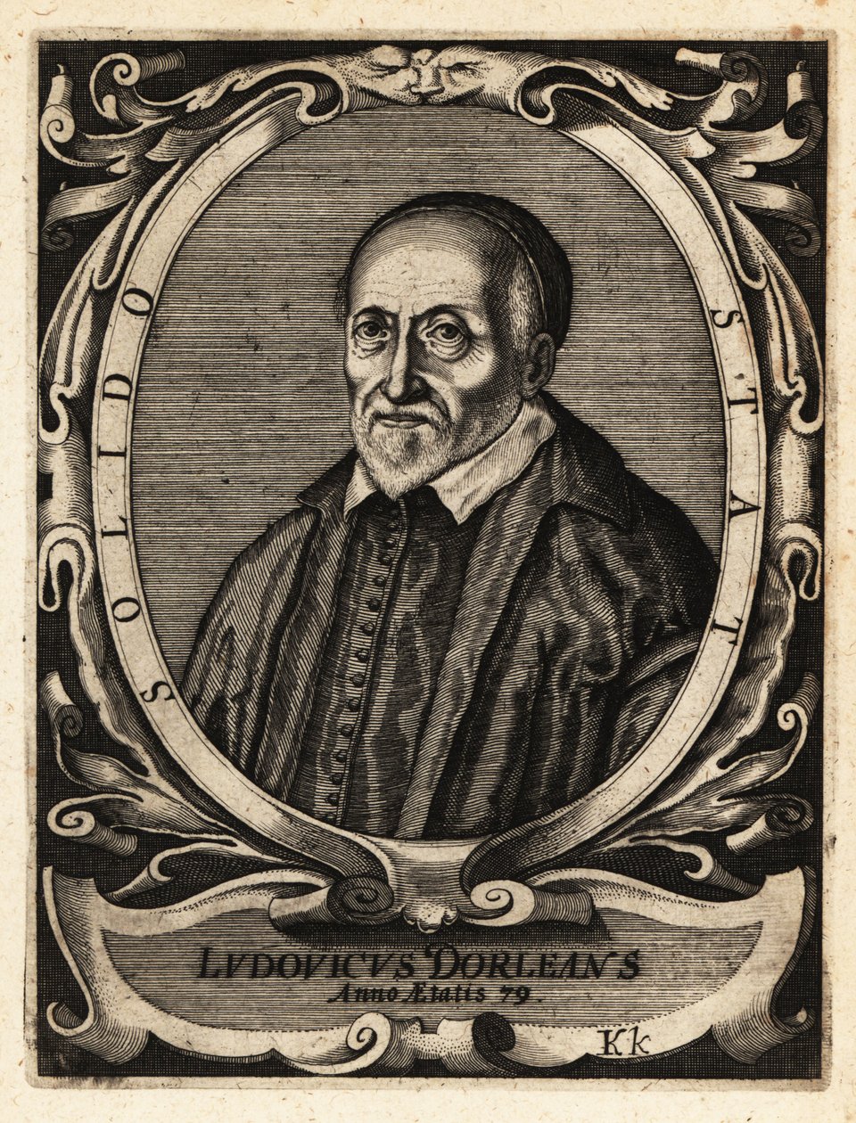 Louis Dorleans, poeta y panfletista francés de Theodore de Bry