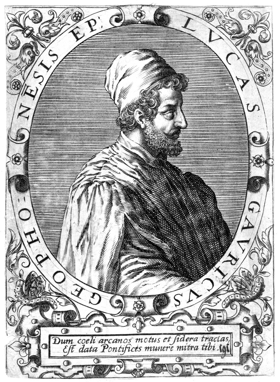 Lucas Gaurico, astrónomo, astrólogo y matemático italiano, siglo XVI de Theodore de Bry