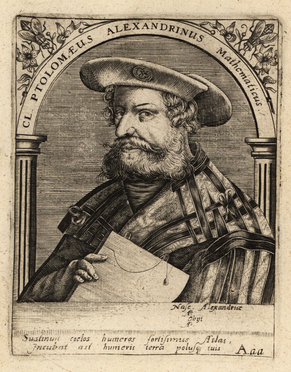 Nicolaus Germanus, cartógrafo alemán de Theodore de Bry