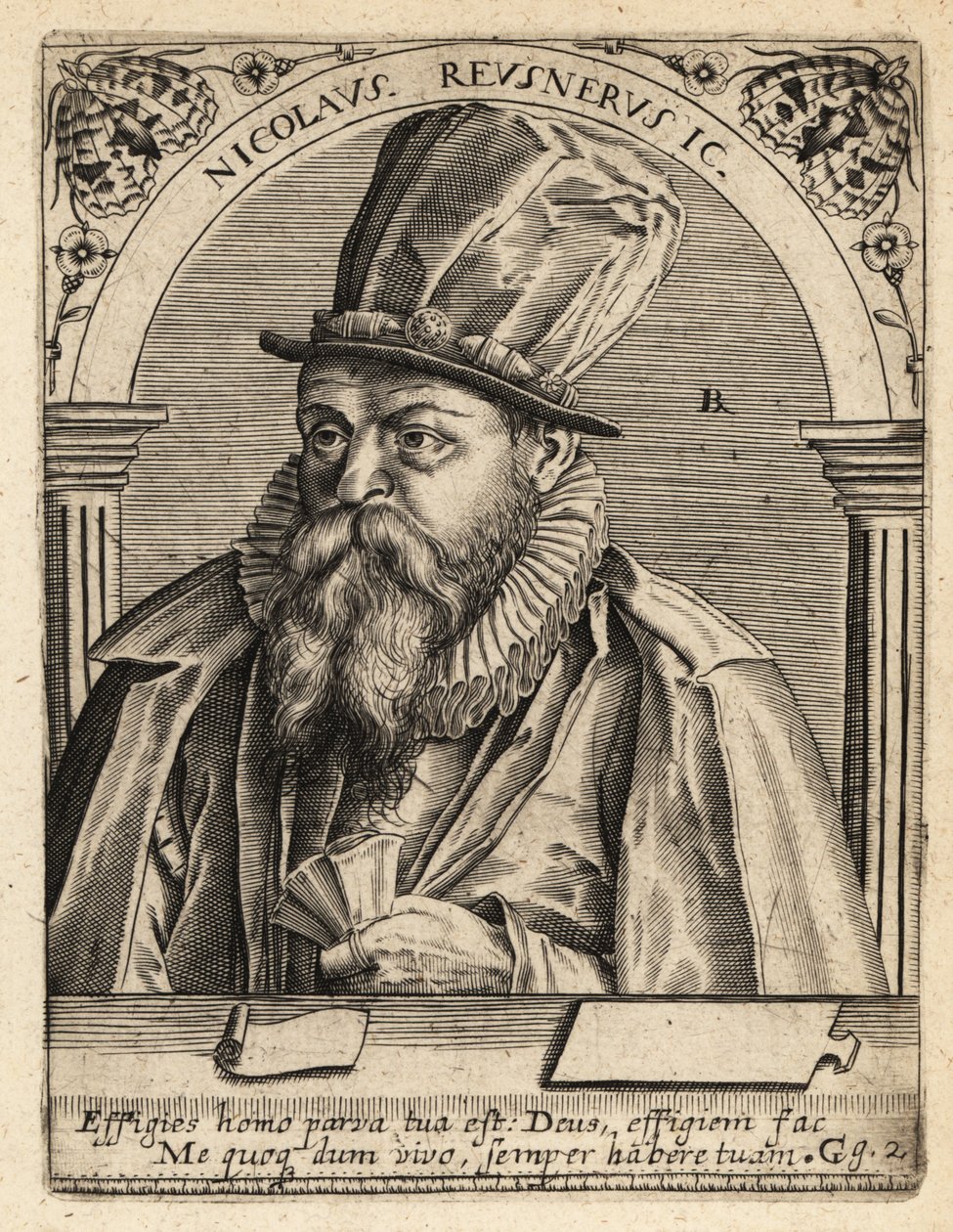 Nicolaus Reusner de Theodore de Bry