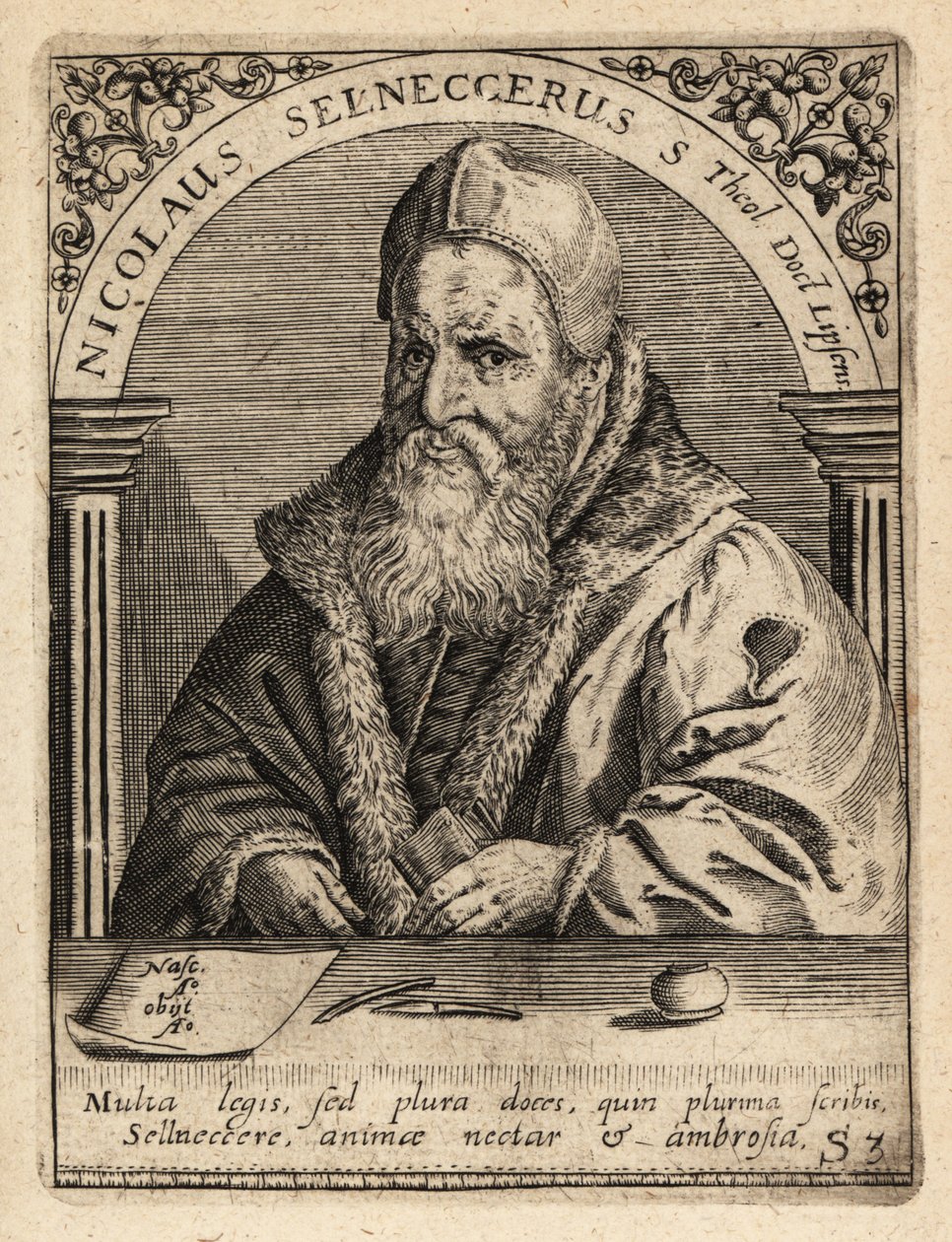 Nikolaus Selnecker de Theodore de Bry