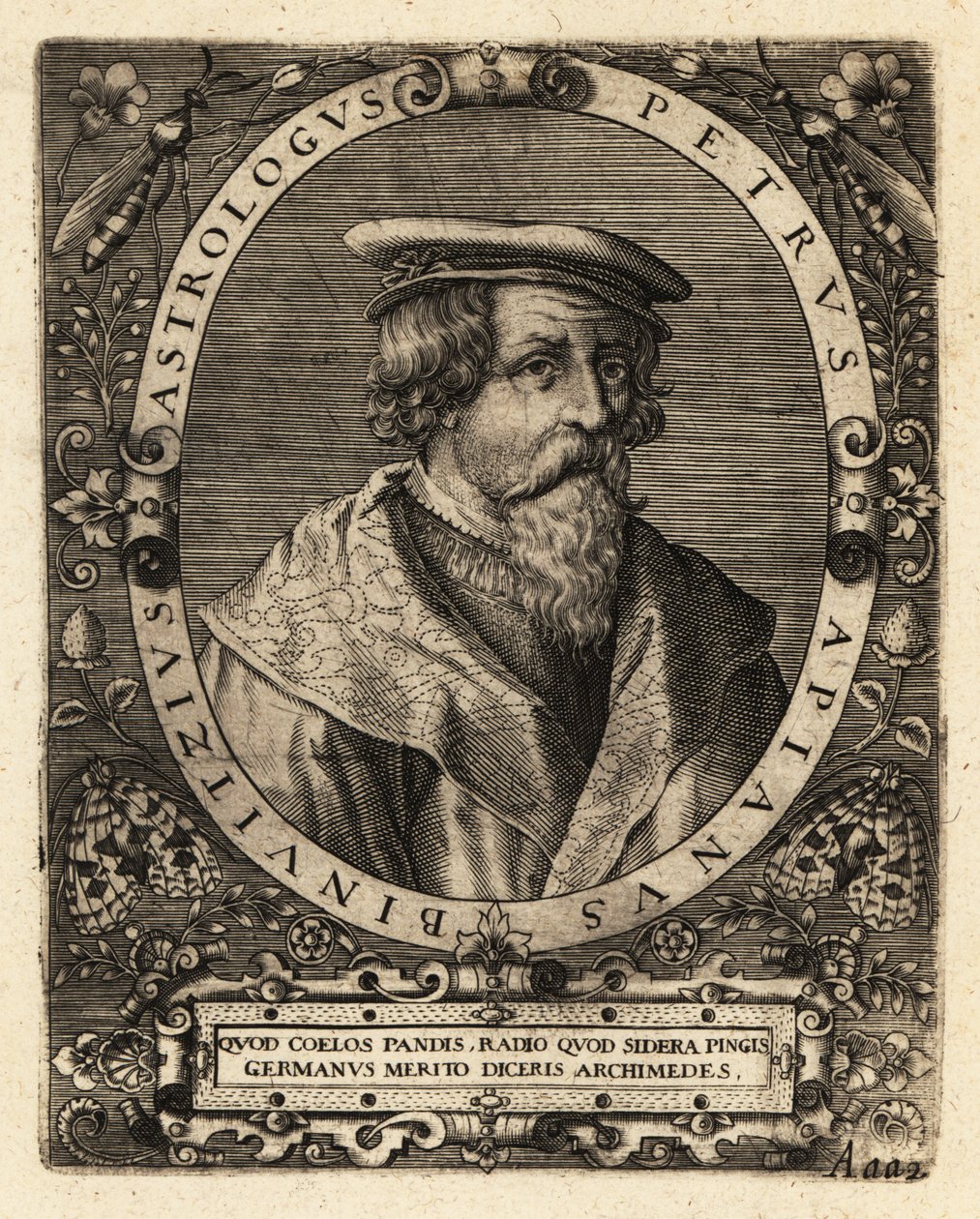 Peter Apian, astrónomo alemán de Theodore de Bry