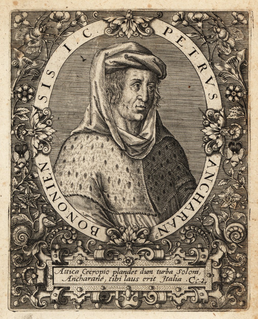 Peter of Ancarano, c.1333-1416, jurista italiano de Theodore de Bry