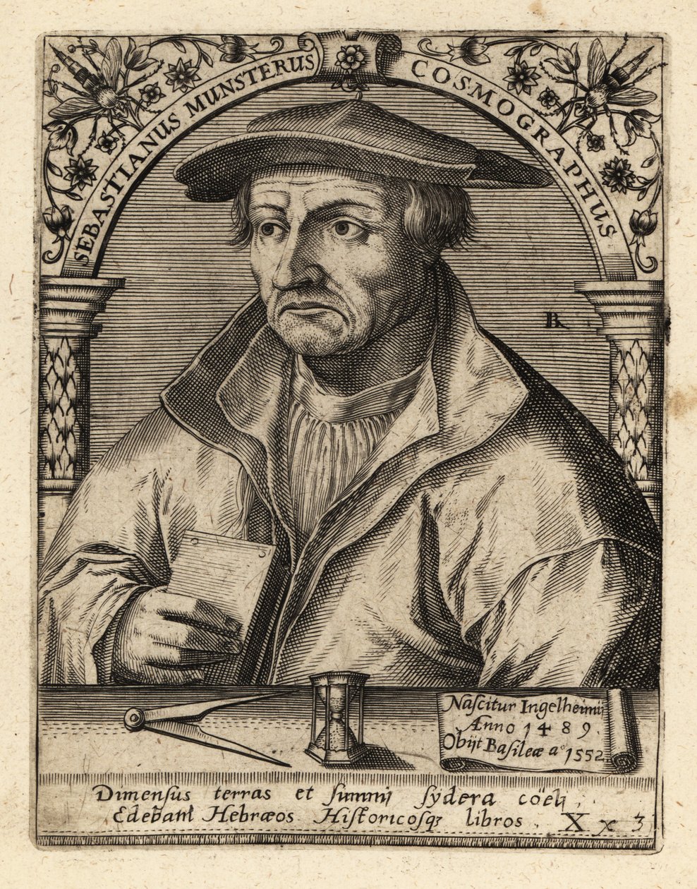 Sebastian Munster, cosmógrafo alemán de Theodore de Bry