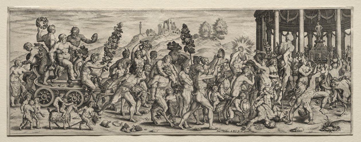 Triunfo de Baco de Theodore de Bry