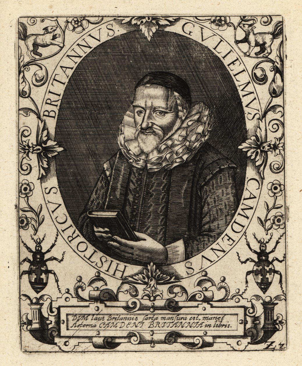 William Camden, anticuario inglés. de Theodore de Bry