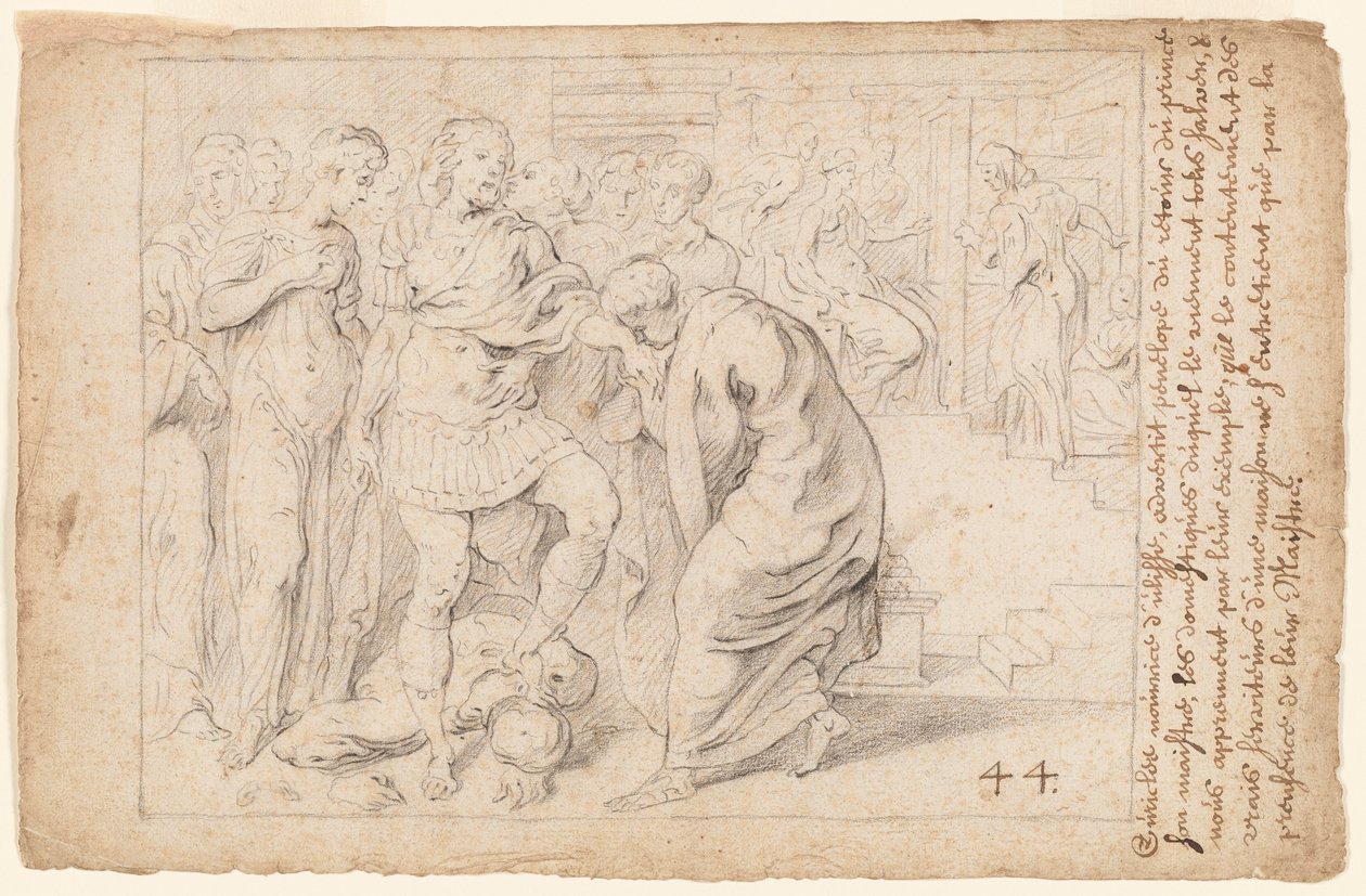 Ulises recibe el Homenaje de las Siervas Leales de Theodore van Thulden
