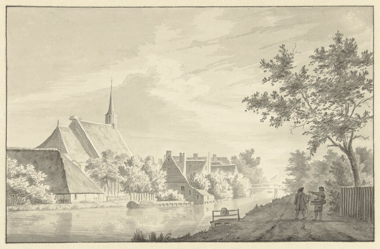 El pueblo de Molenaarsgraaf de Theodorus Cornelis Schutter