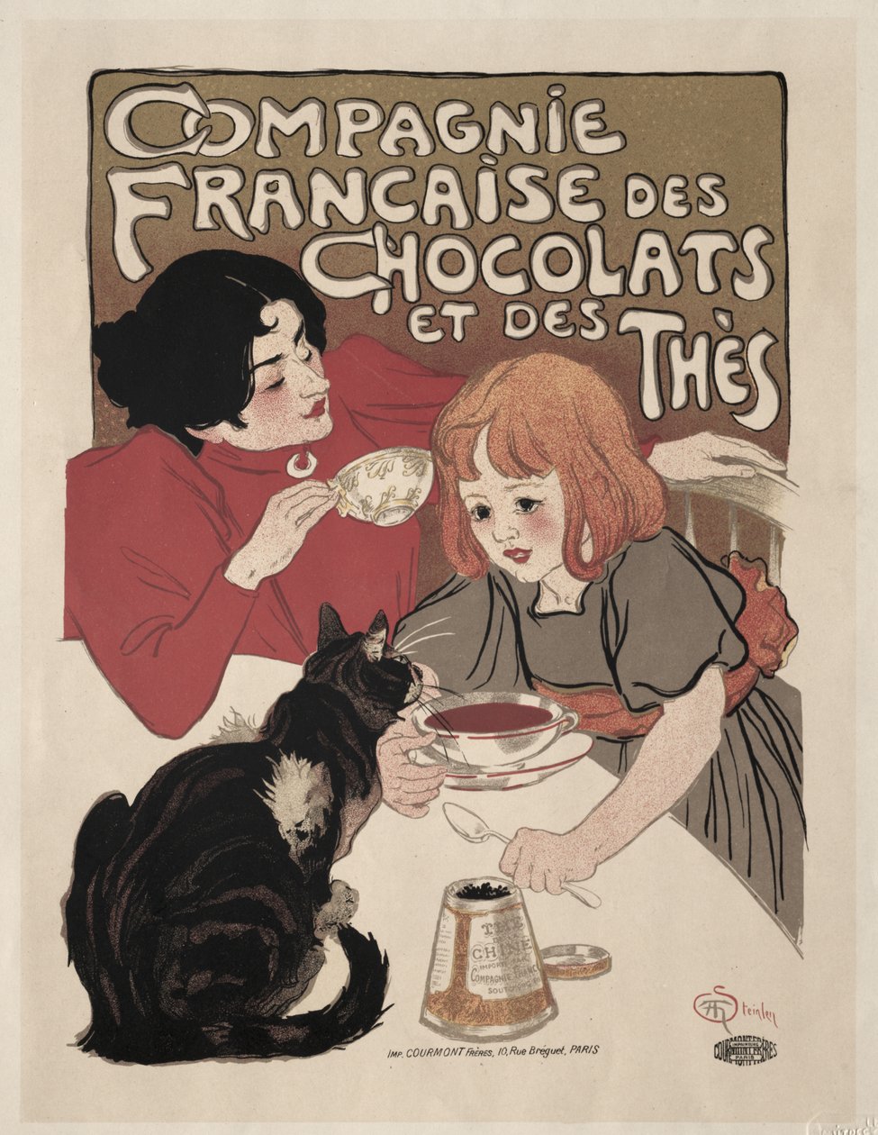 Compagnie Française des Chocolate et des Thés de Théophile Alexandre Steinlen