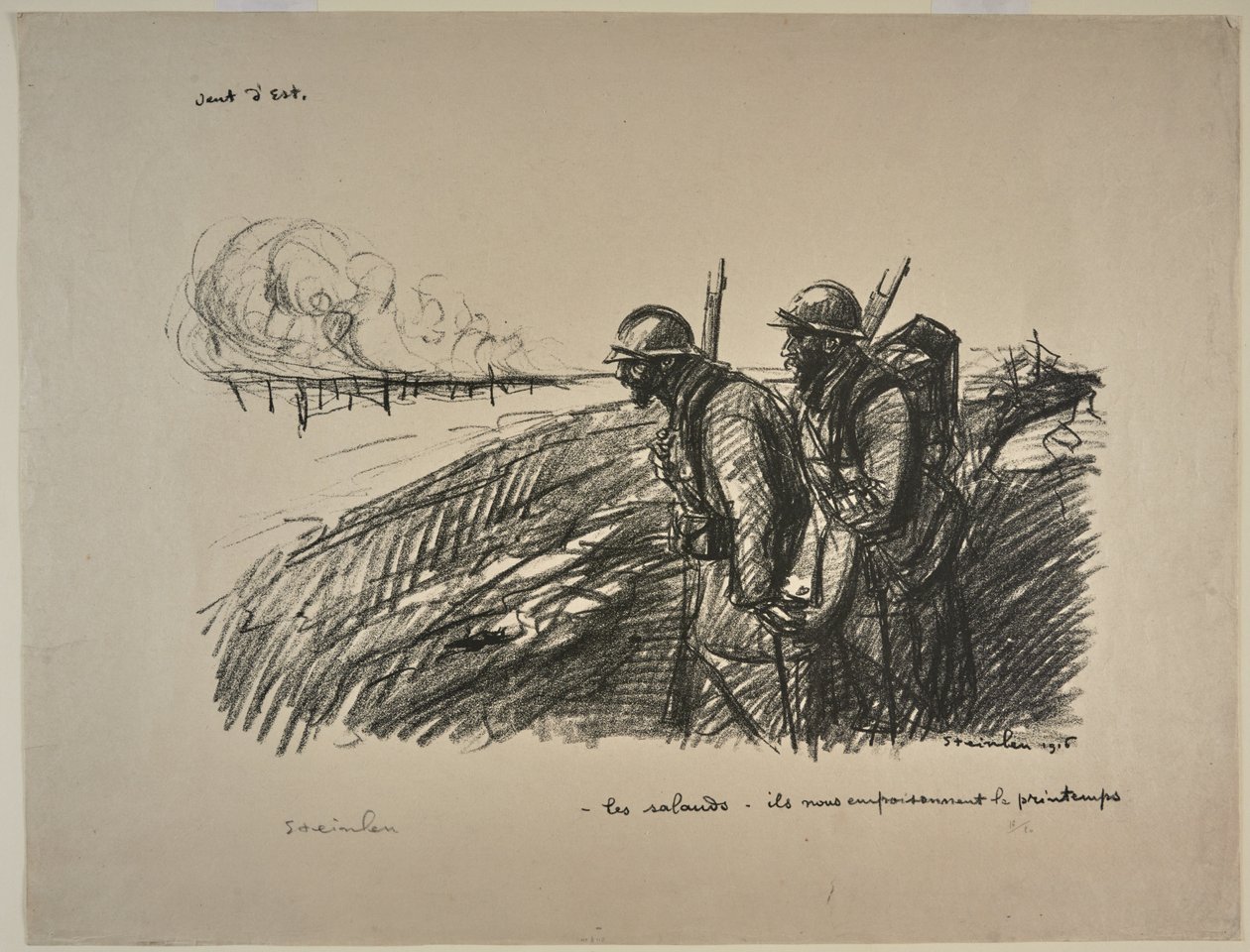Viento del este de Théophile Alexandre Steinlen