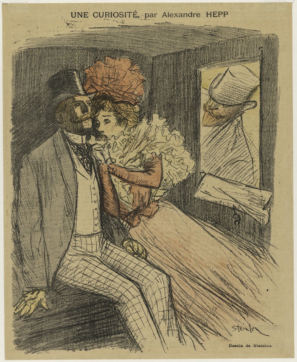 Gil Blas Illustré: Una curiosidad, por Alexandre Hepp de Théophile Alexandre Steinlen