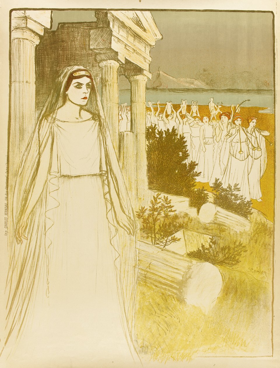 Hellé. Ópera en cuatro actos de Théophile Alexandre Steinlen