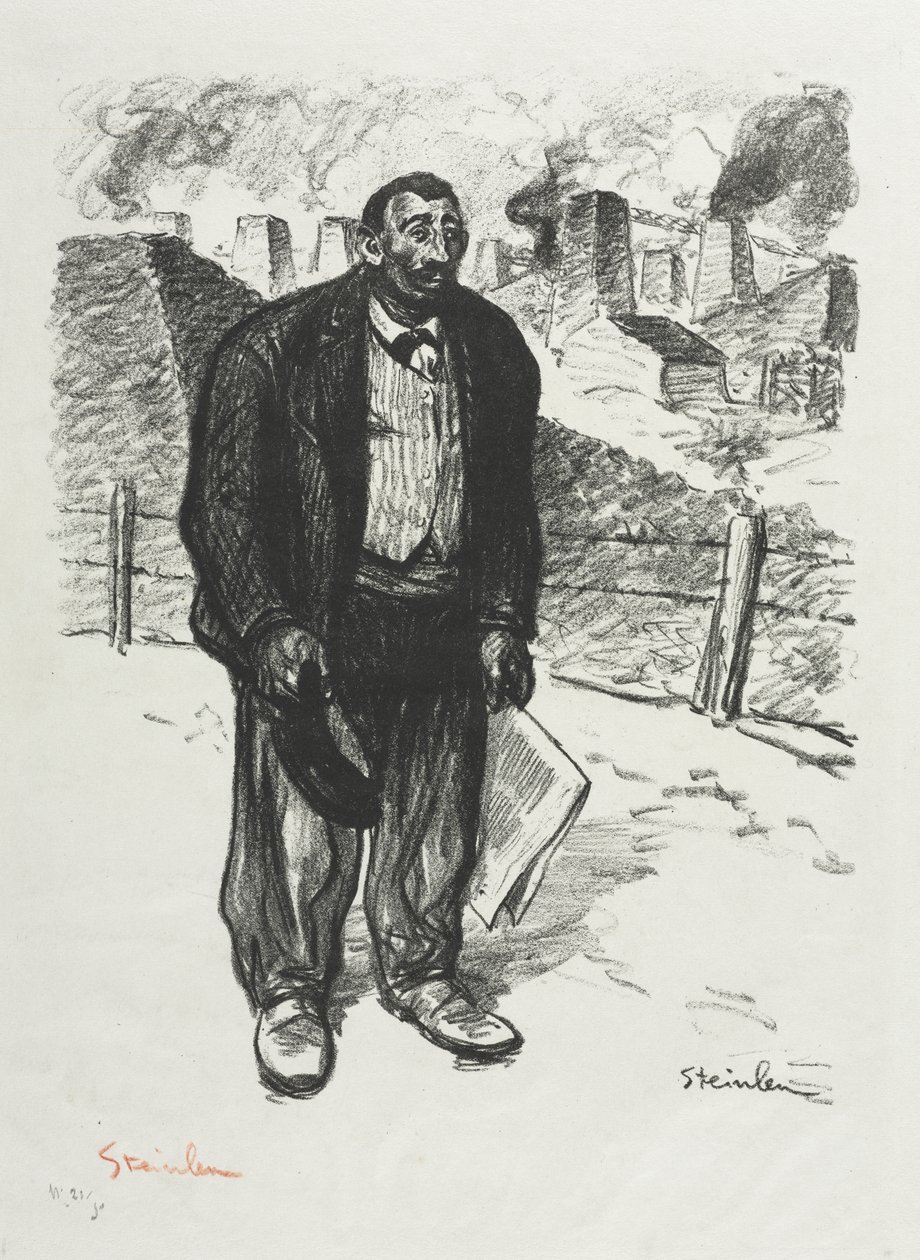 El trabajador honrado de Théophile Alexandre Steinlen