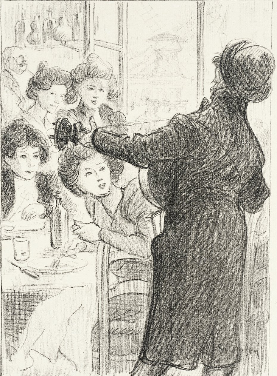 El Cantante del Bosque de Théophile Alexandre Steinlen