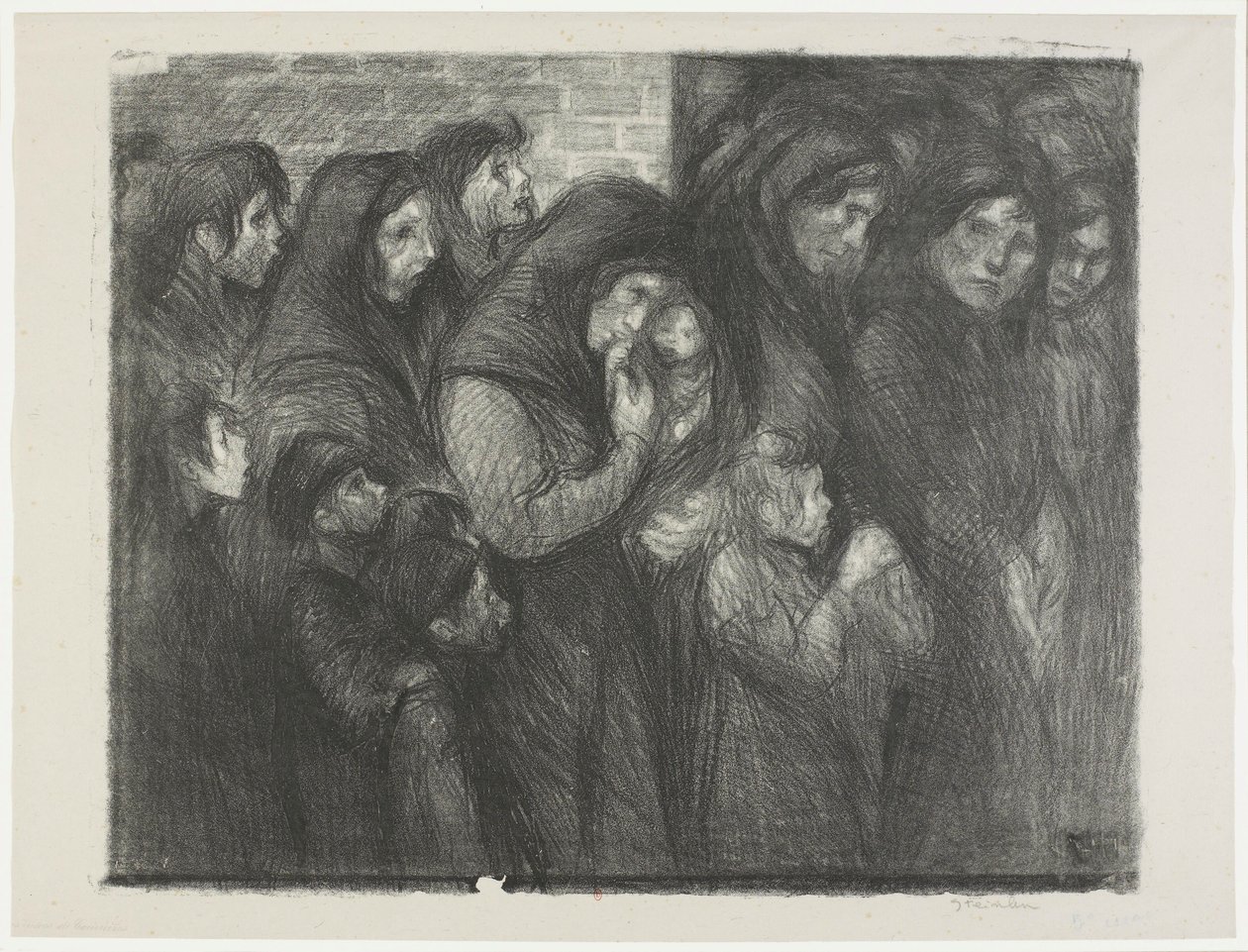 [Las viudas de Courrières] de Théophile Alexandre Steinlen