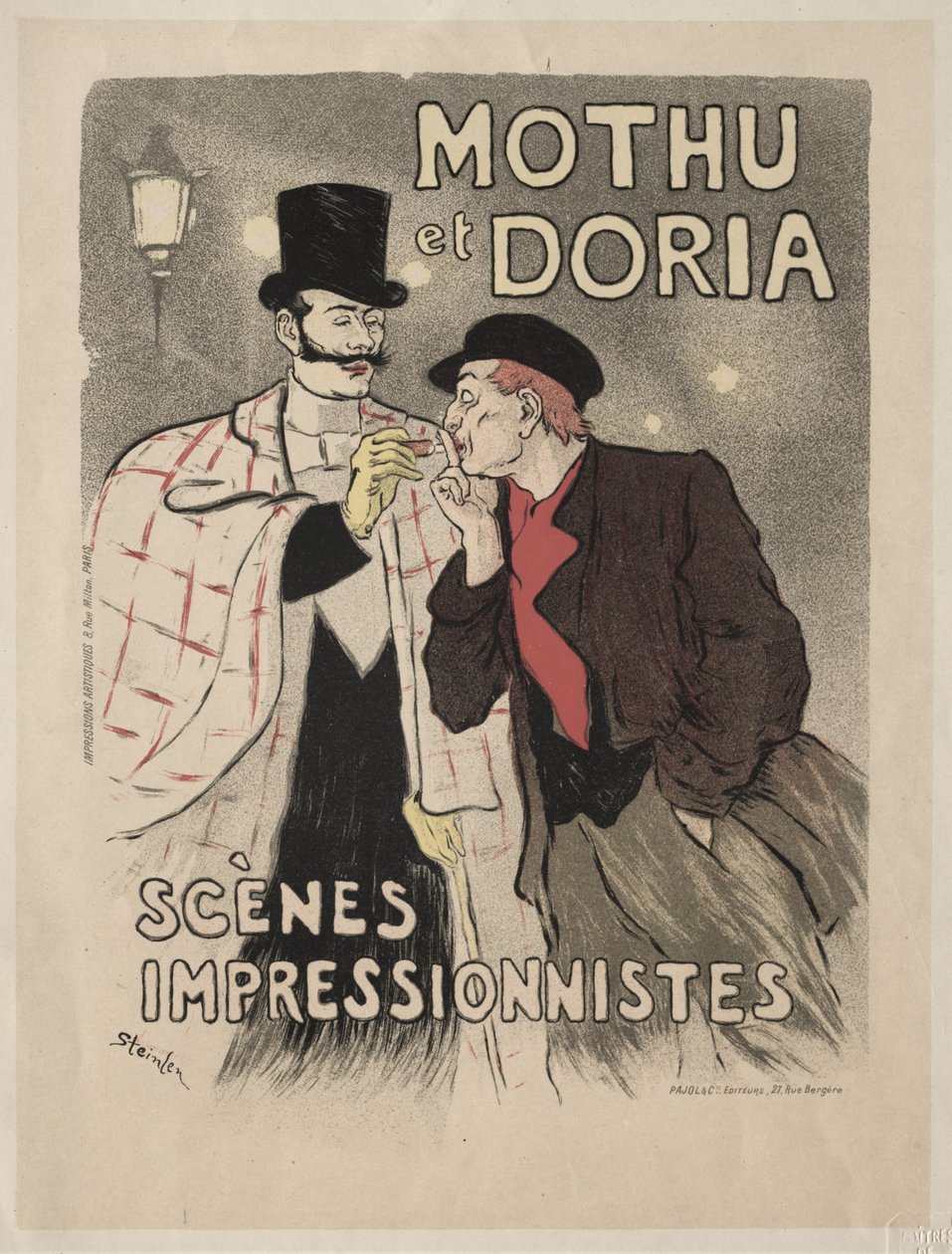 Mothu y Doria - Escenas impresionistas de Théophile Alexandre Steinlen