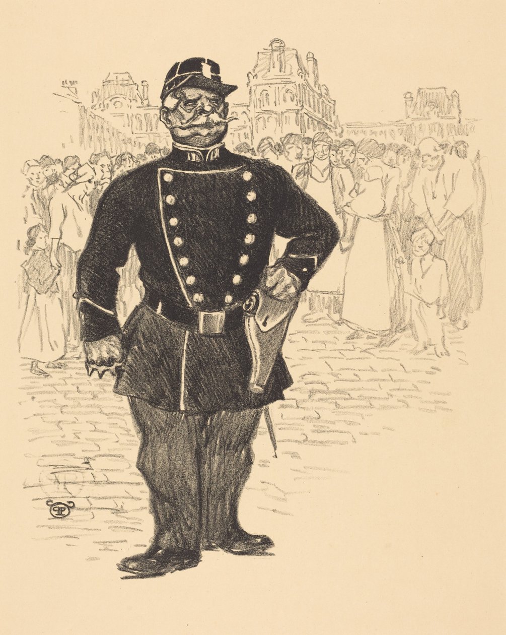 Paz en las calles de Théophile Alexandre Steinlen