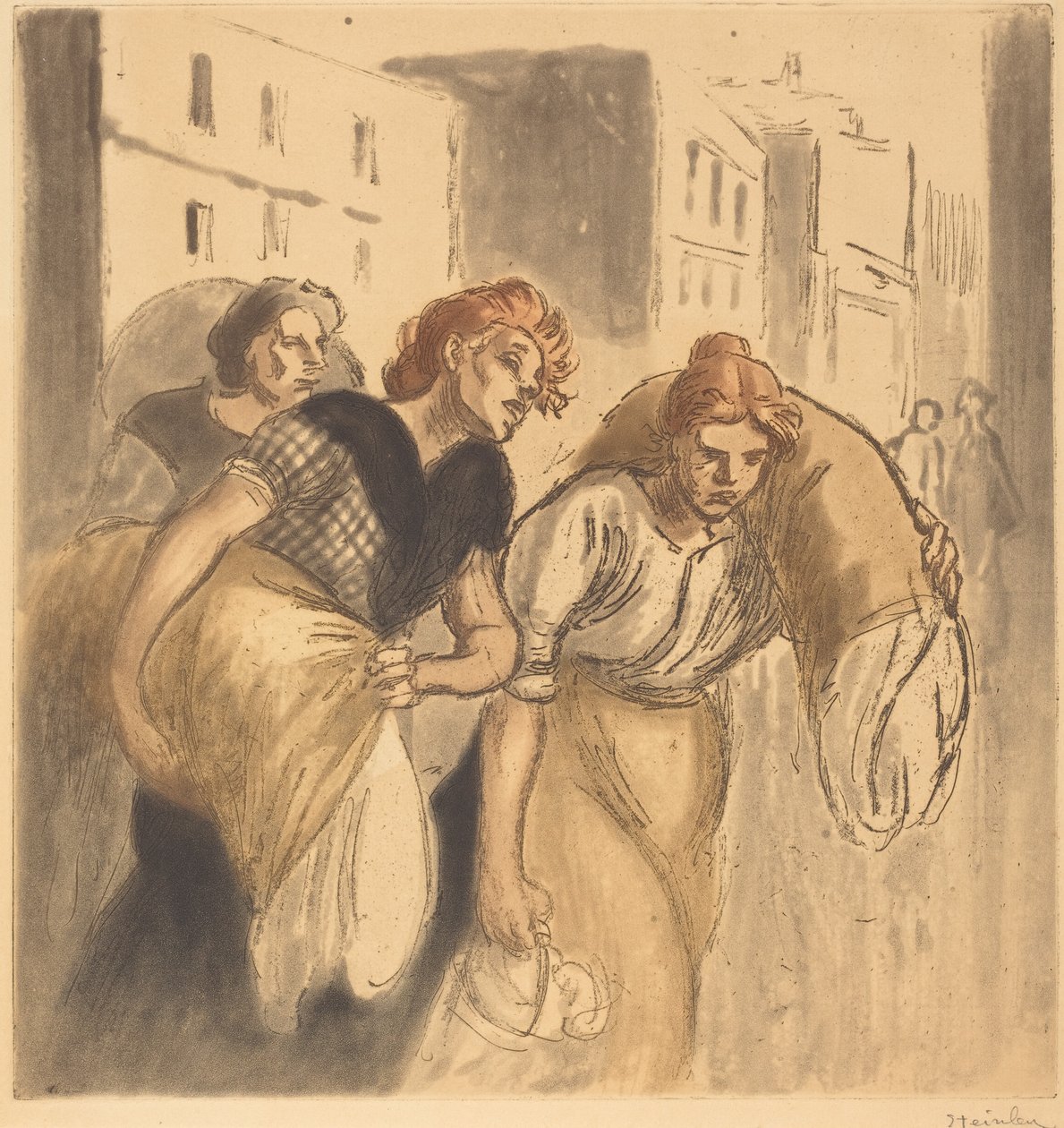 Regreso del lavadero de Théophile Alexandre Steinlen