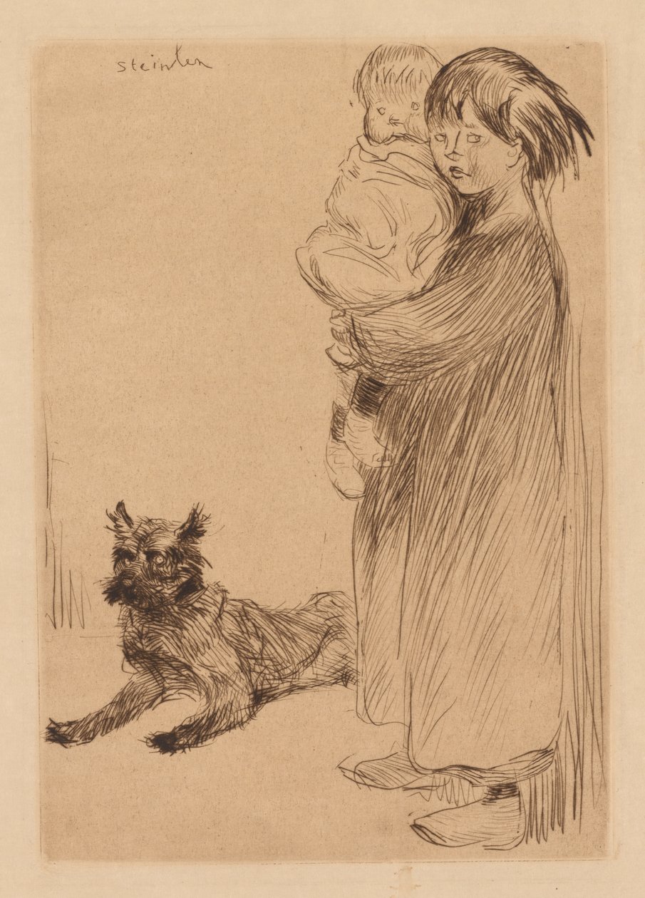 La Hermana Mayor (La Grande Soeur) de Théophile Alexandre Steinlen