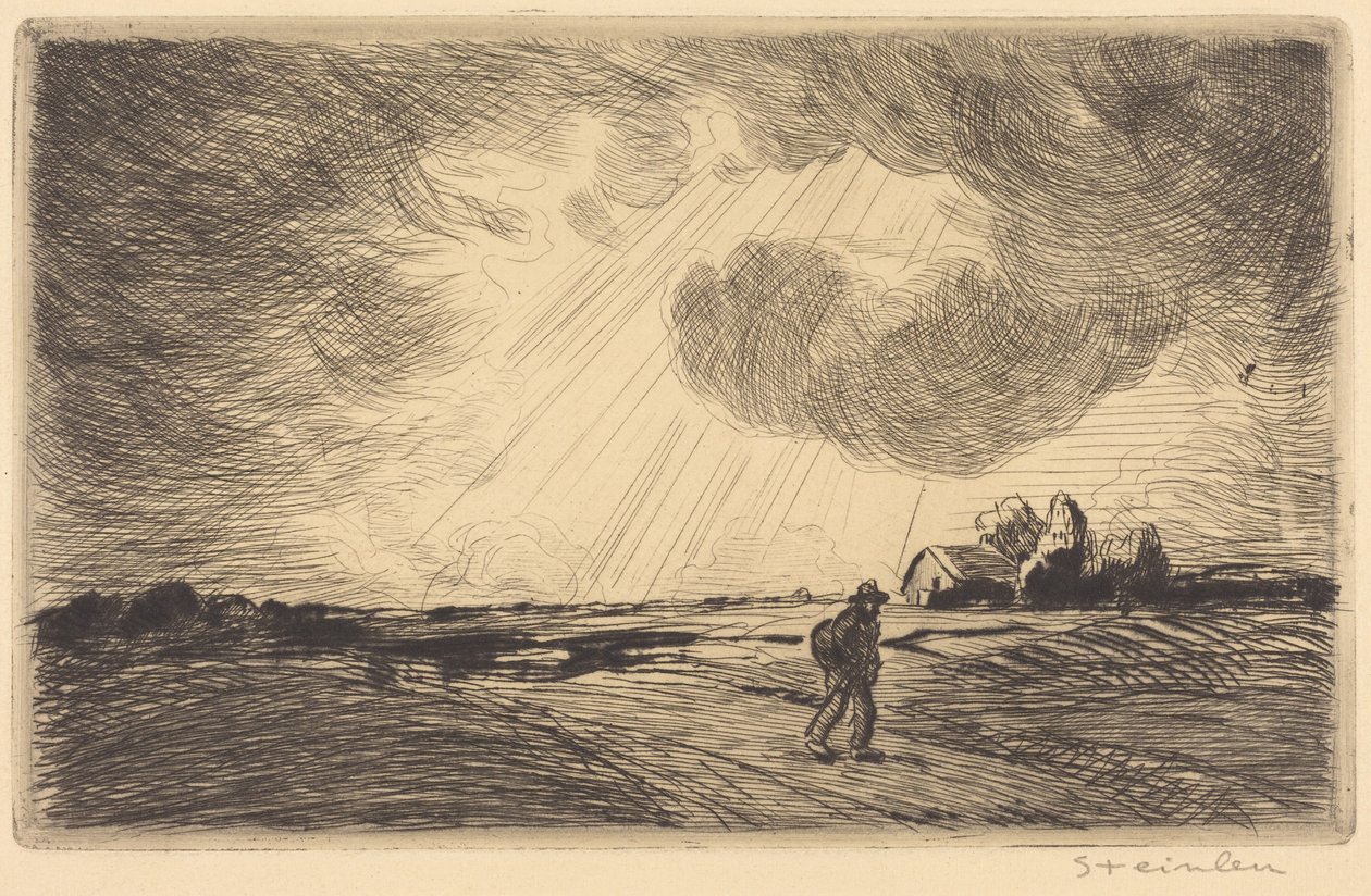 Thunder Storm (Tormenta) de Théophile Alexandre Steinlen