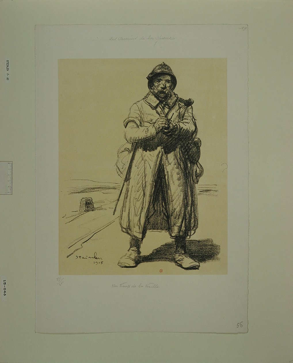 Un viejo veterano (prueba b) de Théophile Alexandre Steinlen