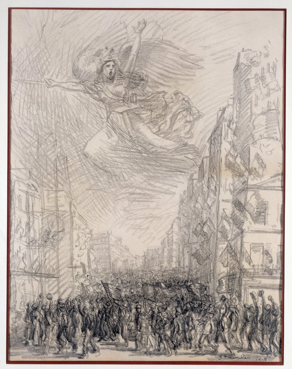 Victoria o Marsellesa (alegoría) de Théophile Alexandre Steinlen