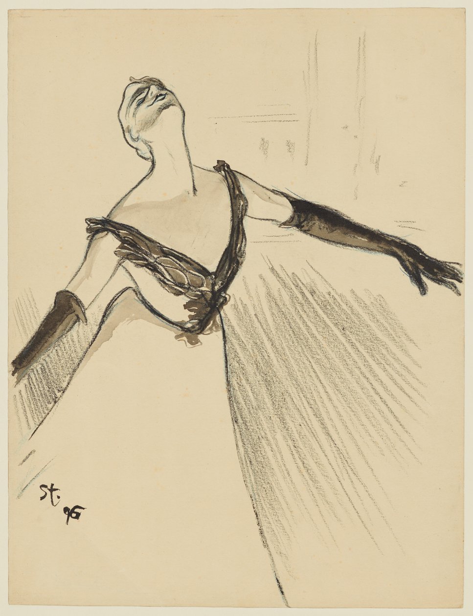 Yvette Guilbert de Théophile Alexandre Steinlen
