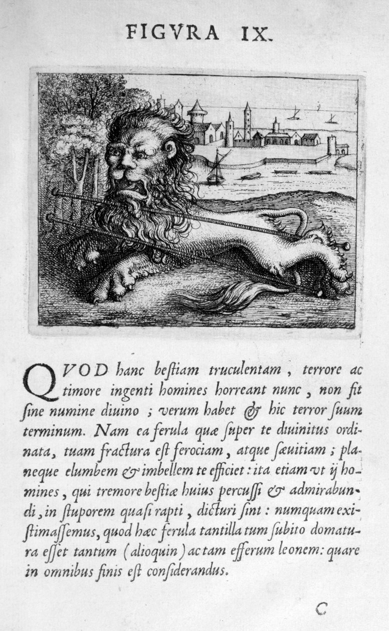Figura de Profecía IX de Prognosticatio Eximii Doctoris Paracelsi, 1536 de Theophrastus Bombastus von Hohenheim Paracelsus